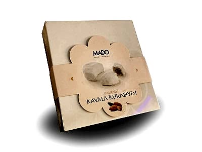 mado,yaşar dondurma - BADEMLİ KAVALA KURABİYE (400 GR)